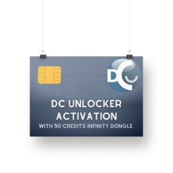 DC Unlocker activation with 50 credits Infinity Dongle