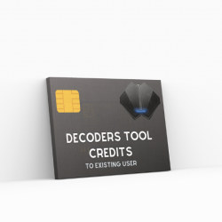 Decoders Tool Credits to Existing User