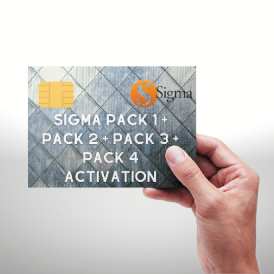 Sigma Pack 1 + Pack 2 + Pack 3 + Pack 4 Activation