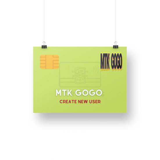 MTK GoGo Create New User