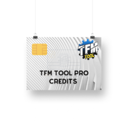 TFM Tool Pro Credits