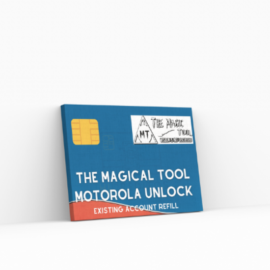 The Magical Tool [ Motorola Unlock ] - Existing Account Refill